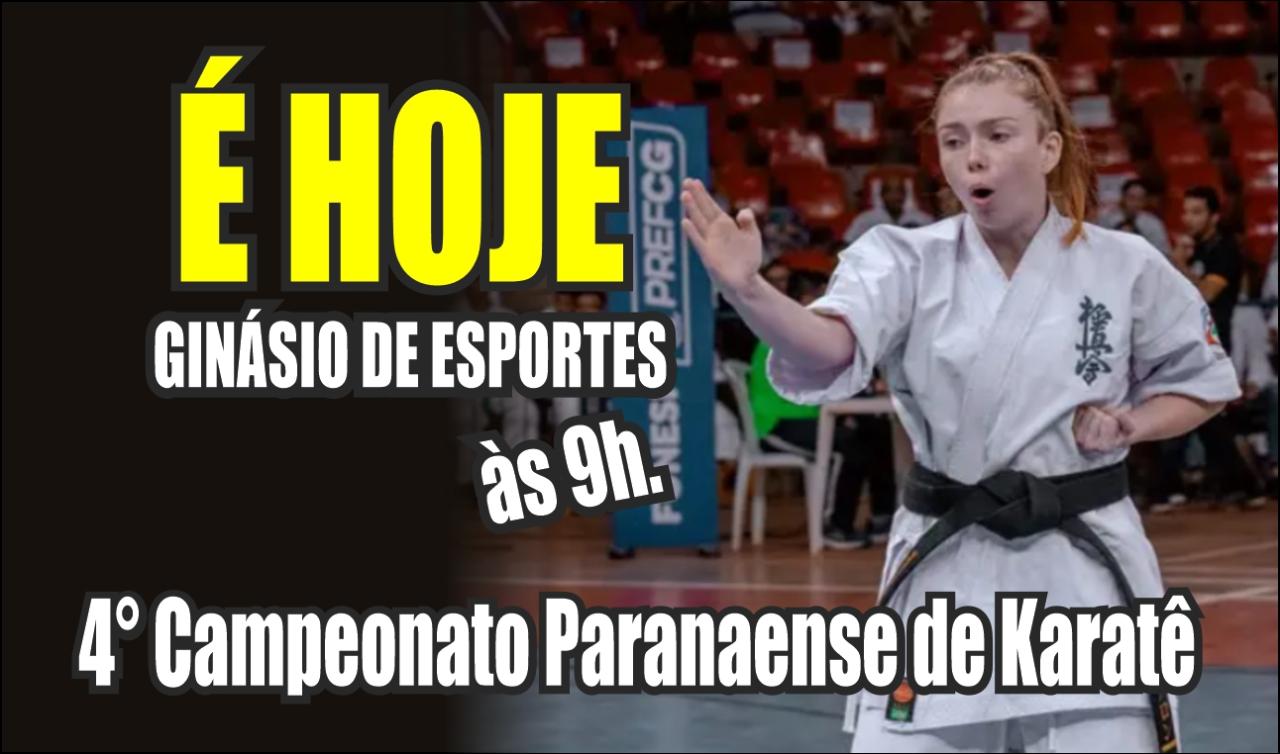 4º Campeonato Paranaense de Karatê no Ginásio de Esportes de Iporã