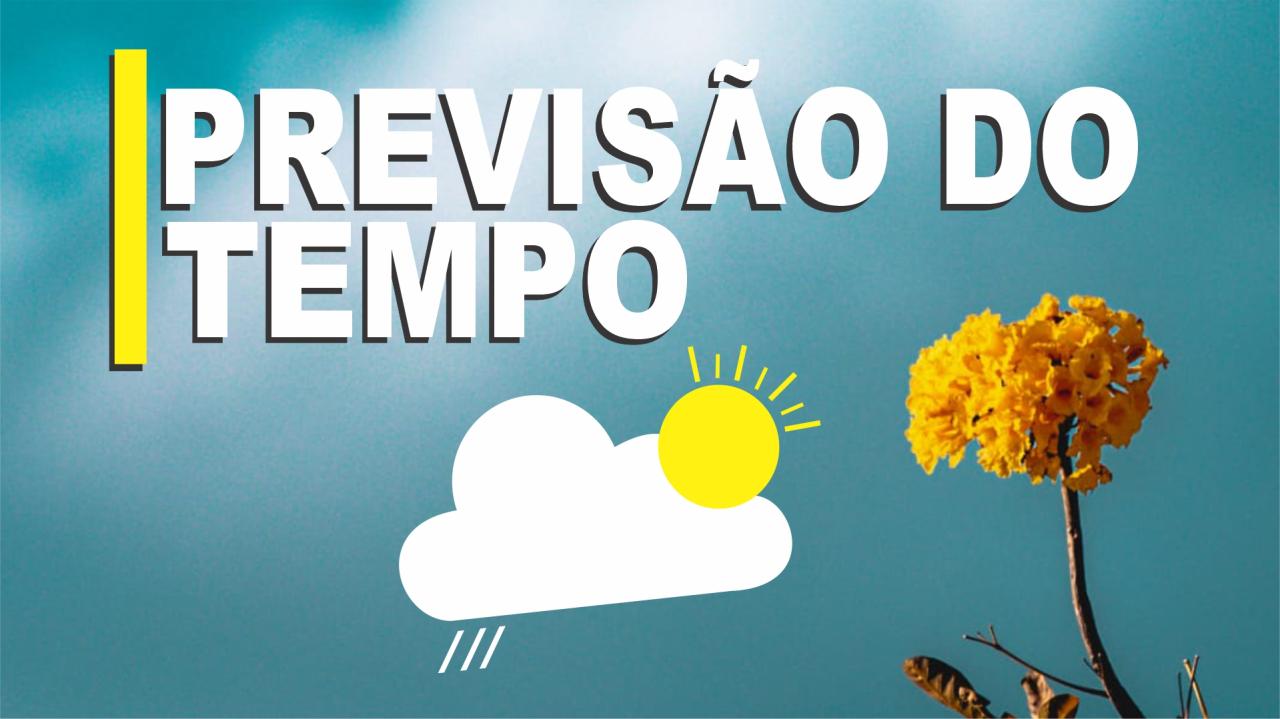Confira a previsão do tempo para essa semana