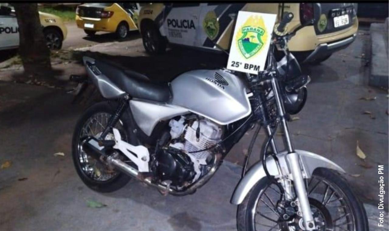 Menor de idade é abordado pela PM ao cometer várias infrações de trânsito em Francisco Alves