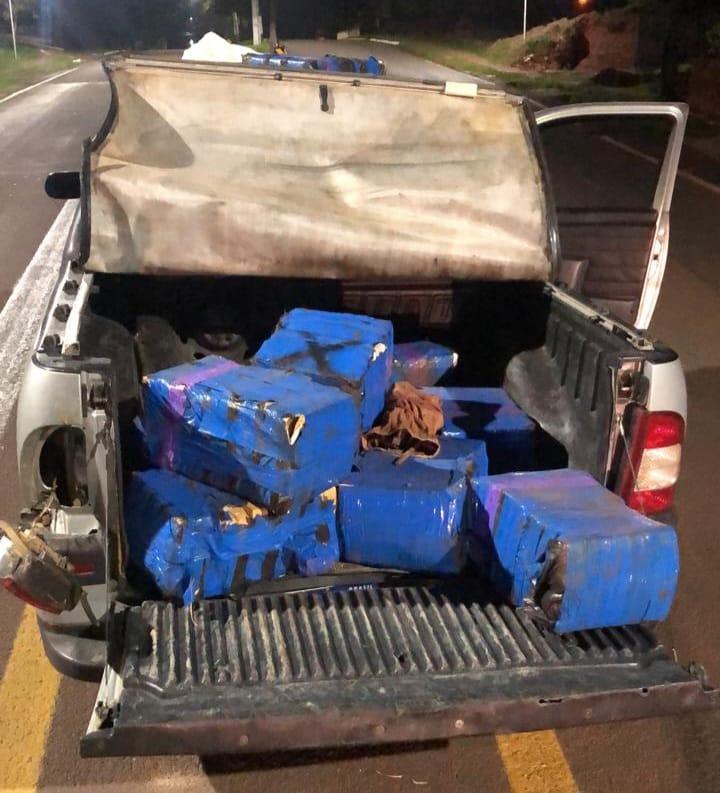 Motorista foge com veículo carregado de droga que foi abordado pela PM em Maria Helena