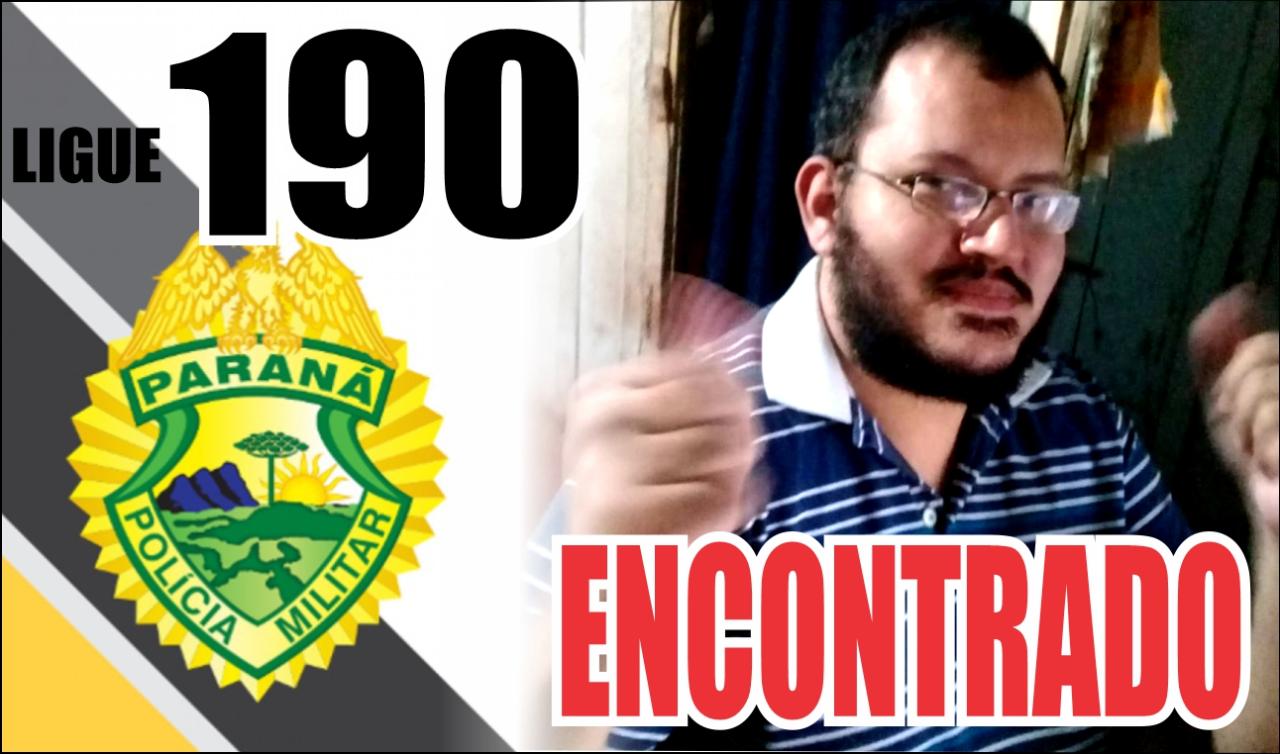 Foi localizado- Morador de Iporã que fugiu de casa foi encontrado