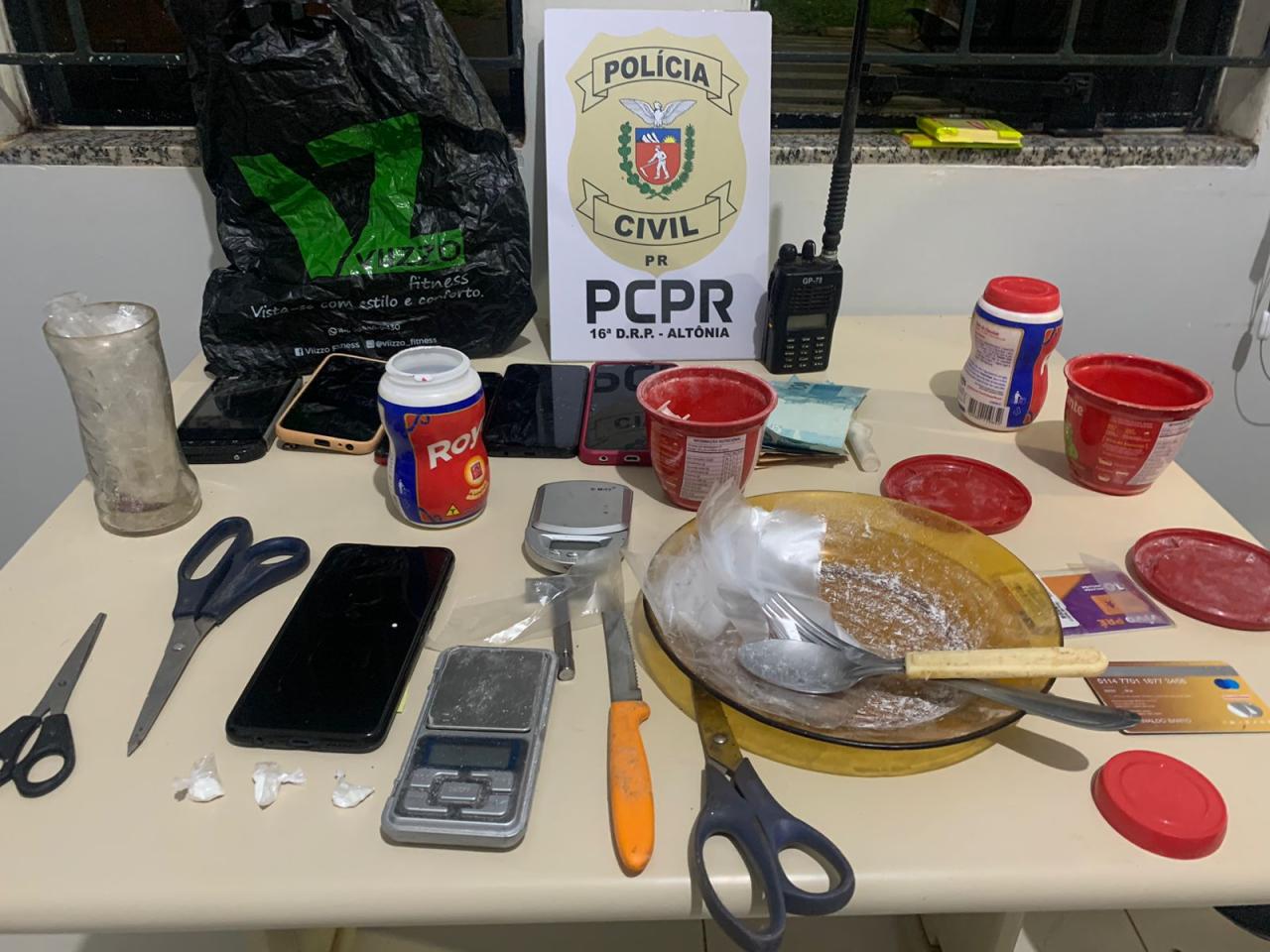 Polícia Civil de Altônia deflagra operação contra o tráfico de drogas e prende 2 pessoas