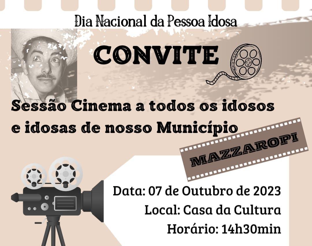 Iporã terá sessão cinema especial para idosos totalmente gratuíta