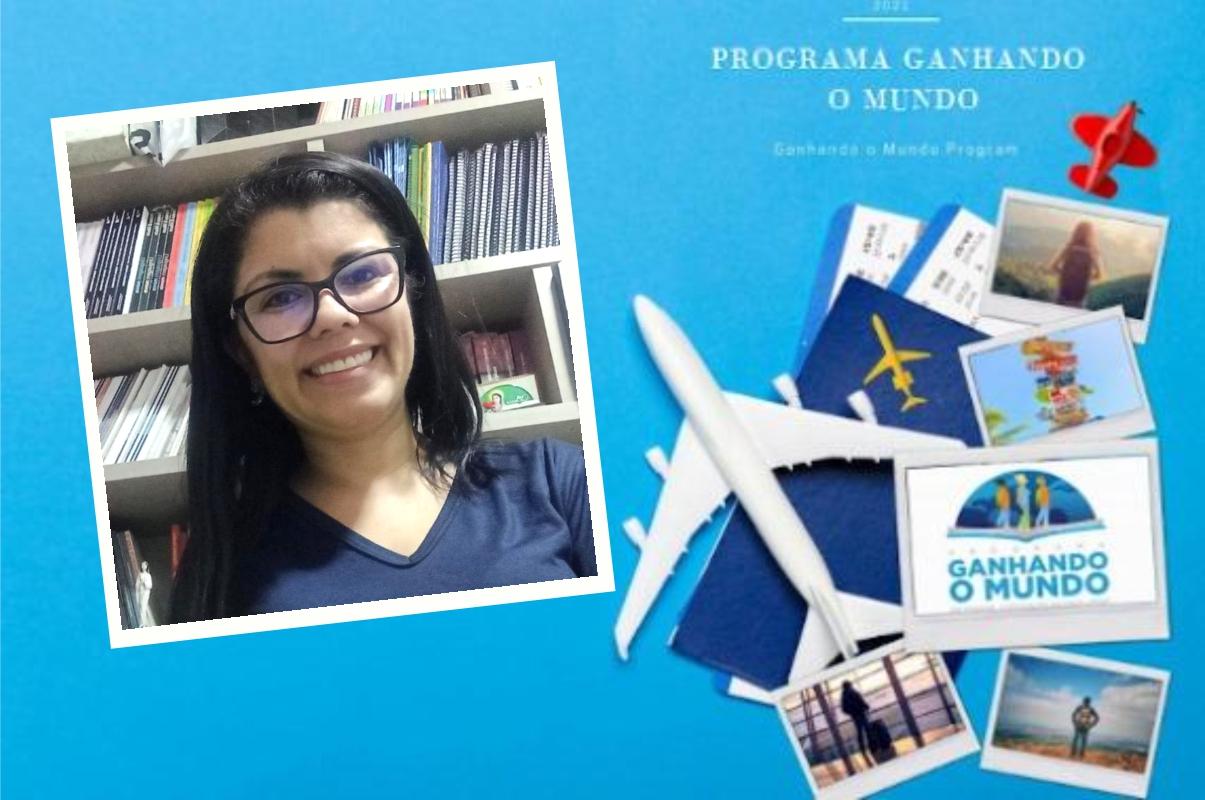 Professora de Iporã que ganhou o programa GANHANDO O MUNDO embarca hoje para o Canadá