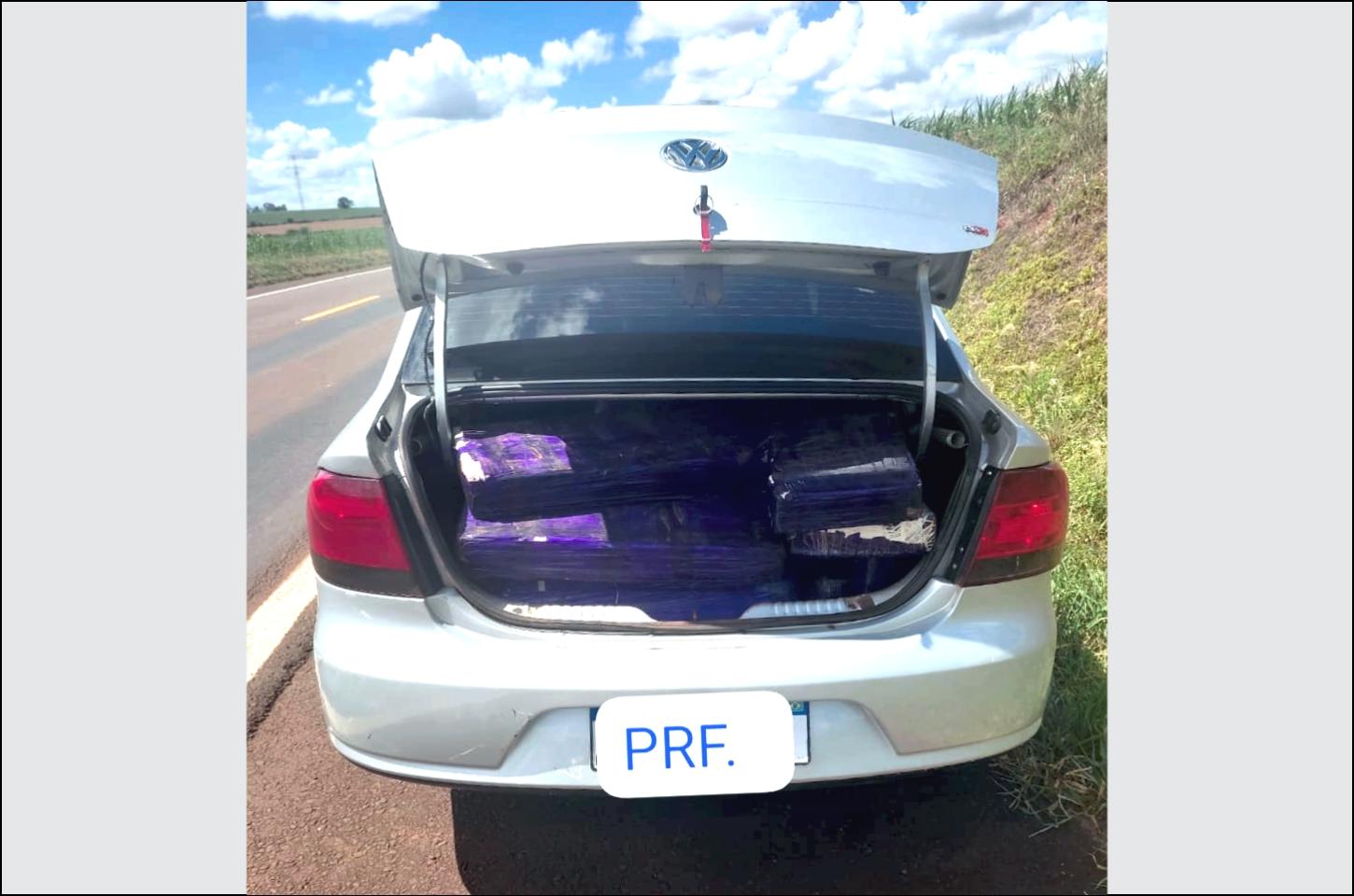 Grande apreensão de drogas em Francisco Alves pela Polícia Rodoviária Federal