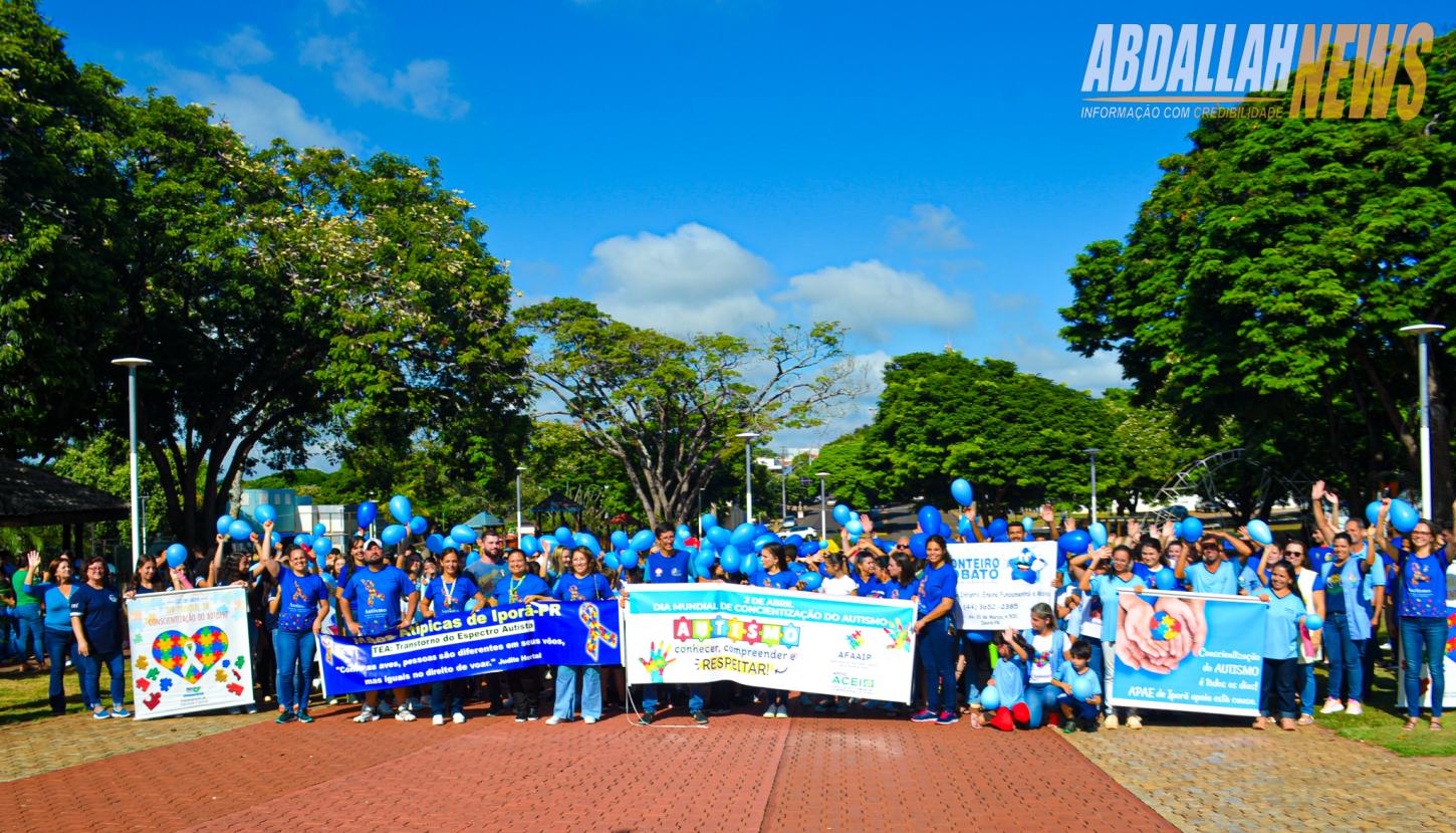 1ª CAMINHADA PELA CONSCIENTIZAÇÃO DO AUTISMO NA CIDADE DE IPORÃ, UMA INICIATIVA DA AFAAIP