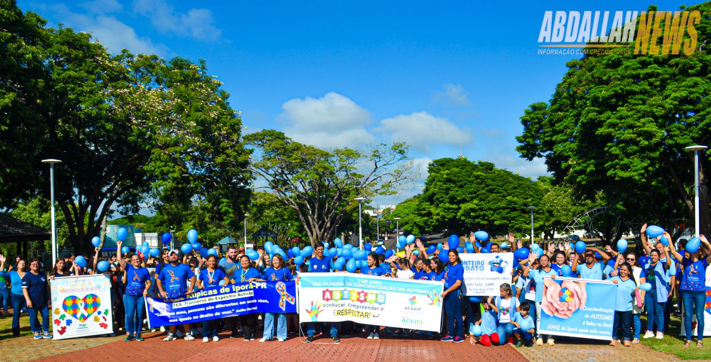 AFAAIP e Iporã Unem-se em Passeata Inclusiva para Celebrar o Dia Mundial de Conscientização do Autismo