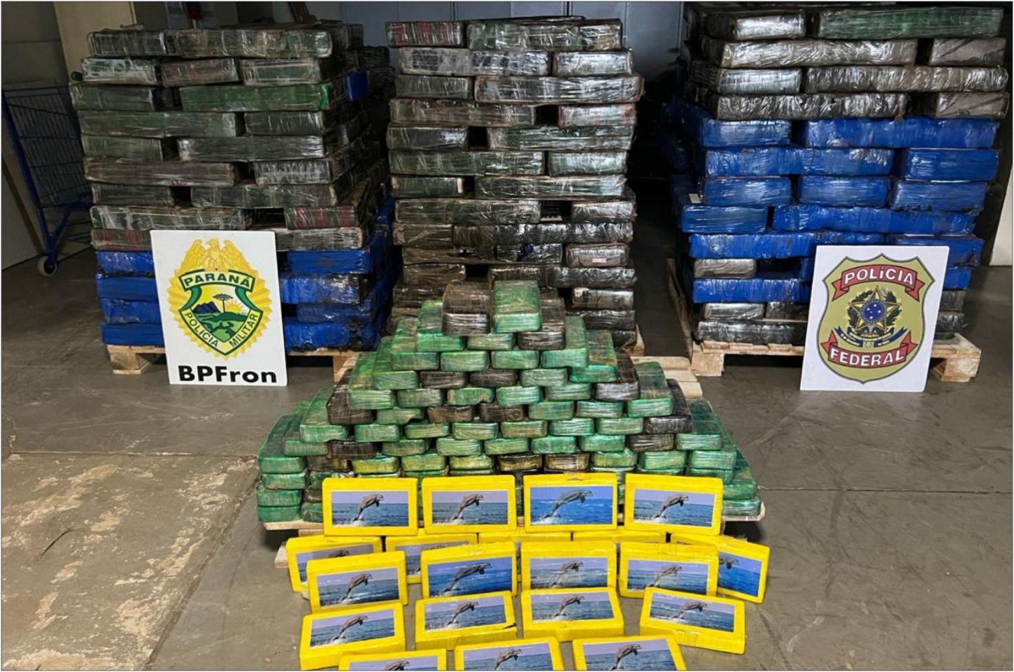 Grande apreensão de Drogas em Altônia, Operação Conjunta entre BPFron e NEPOM/PF causa prejuízo milionário ao tráfico