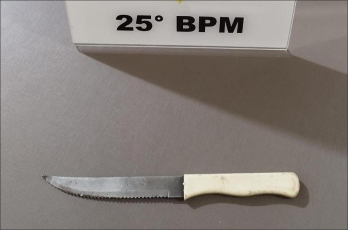 Homem de 26 anos foi preso após assaltar morador de Pérola com faca