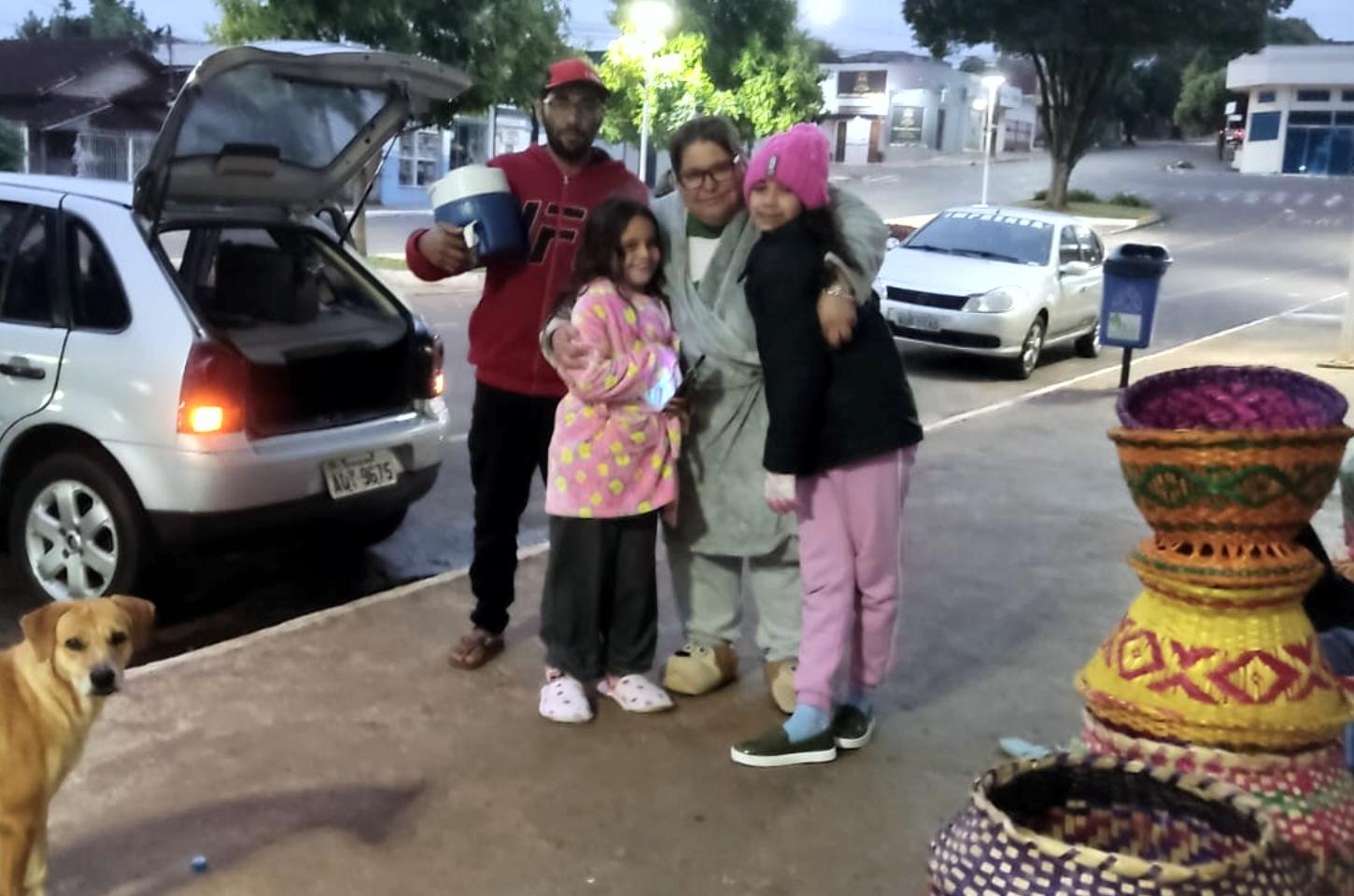 Empatia em Ação, Família de Iporã Ajuda Indígenas em Situação de Rua