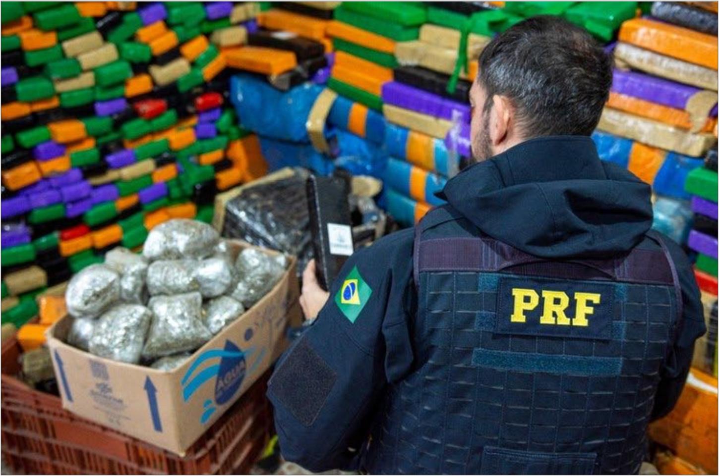 PRF fecha primeiro semestre com número recorde de apreensão de drogas no Paraná