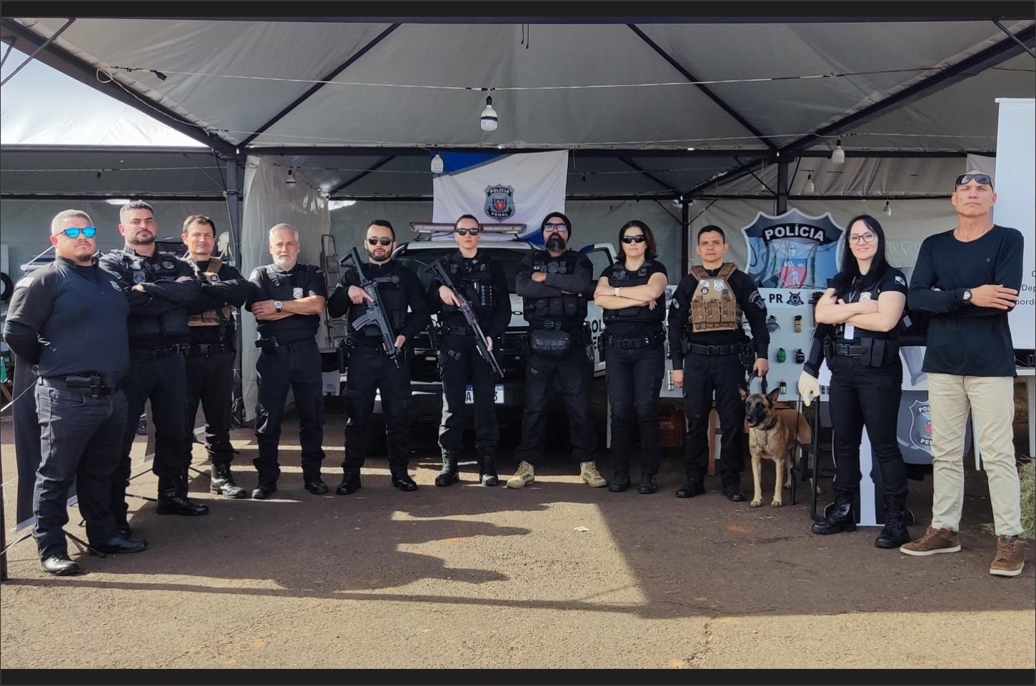 Polícia Penal expõe ações de custódia e reinserção social de apenados na ExpoGoio 2024
