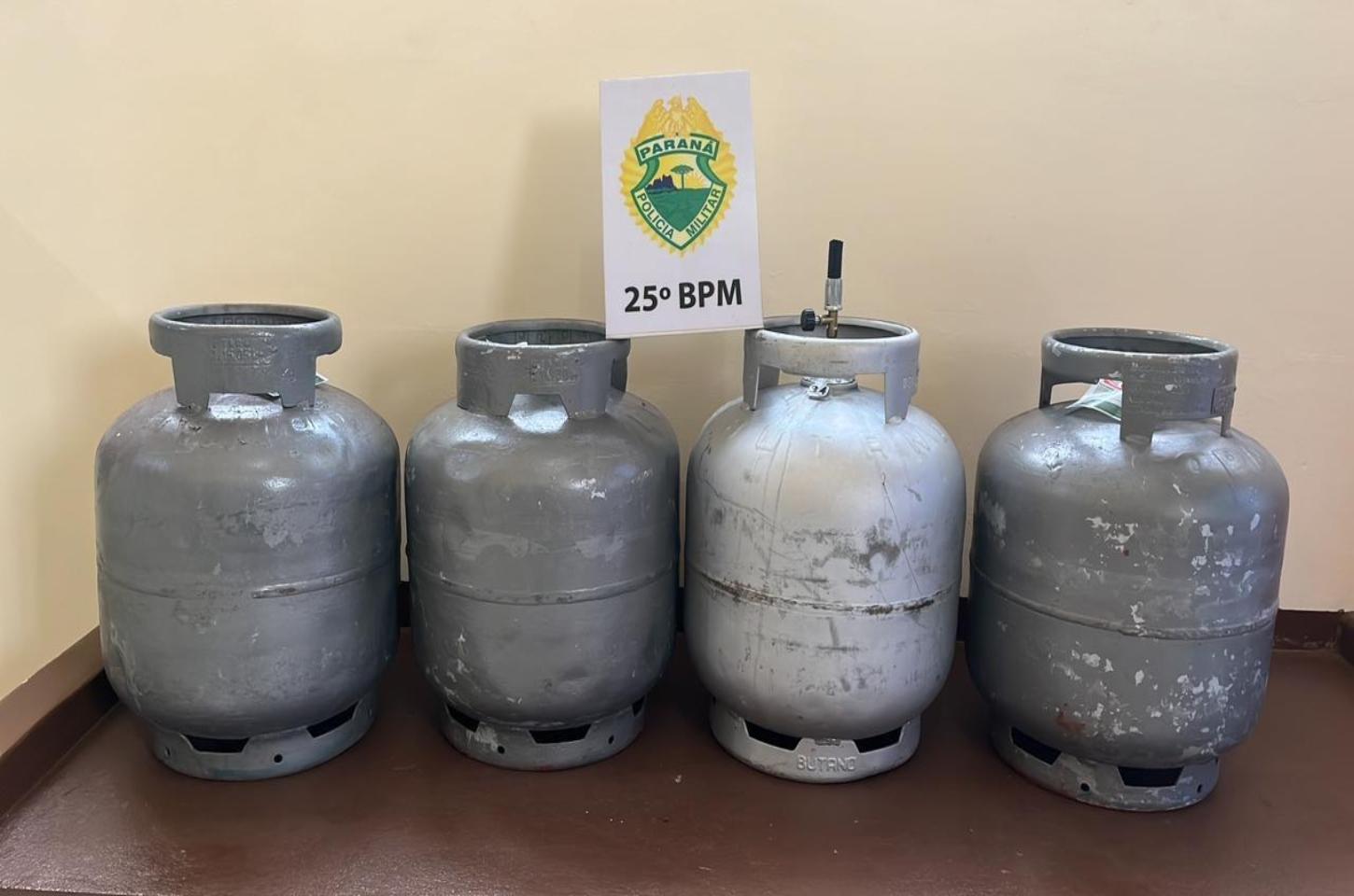 Homem é preso após furtar botijões de gás em escola de Alto Piquiri