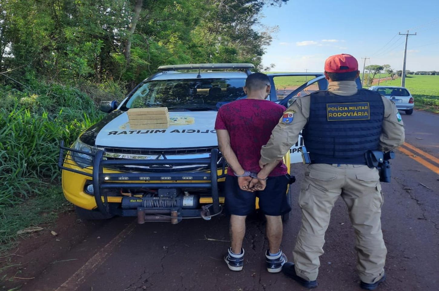 Condutor É Preso por Tráfico de Drogas Após Capotamento em Palotina