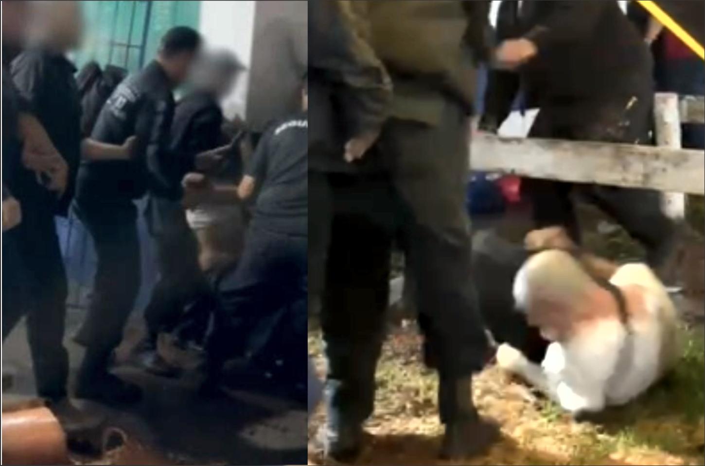 Agressão na Expo Altônia mostra vídeo de jovem sendo espancado por seguranças