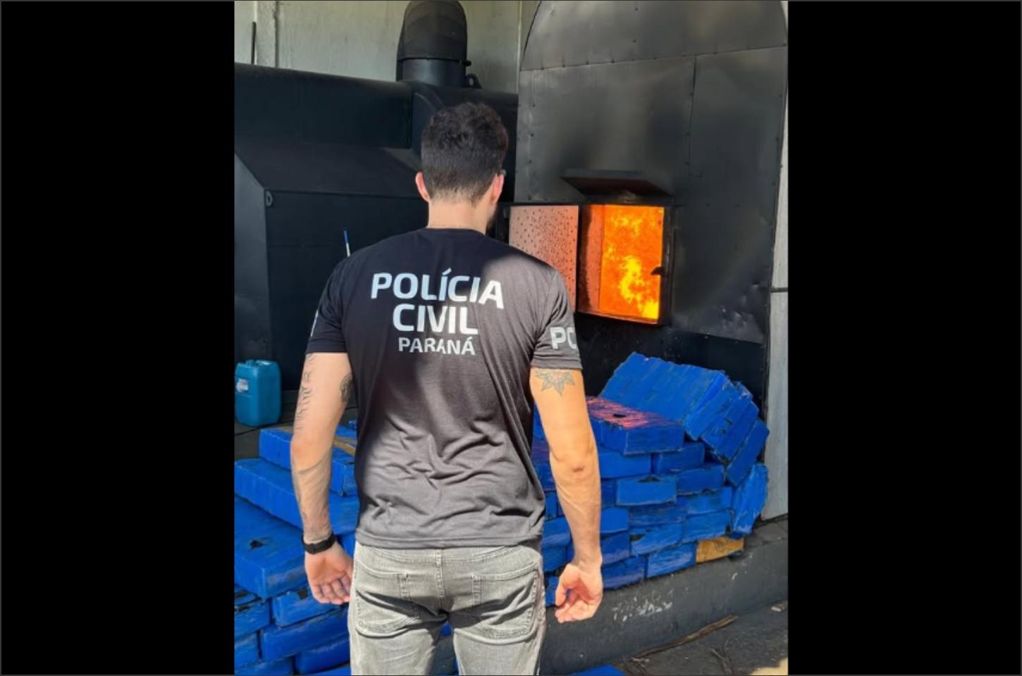 Polícia Civil de Iporã Incinera 1,5 Toneladas de Drogas e Reafirma Combate ao Tráfico