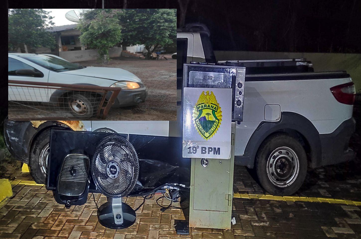 Idosos e filho são vítimas de roubo em propriedade rural de Iporã