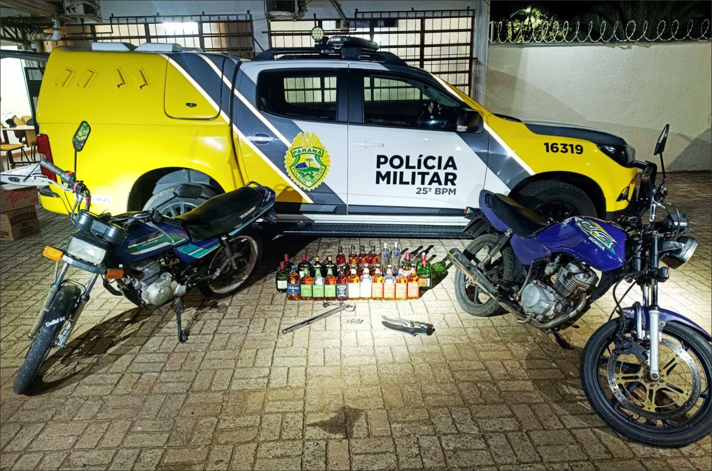 Operação AIFU em Pérola apreende armas, bebidas e interdita estabelecimento