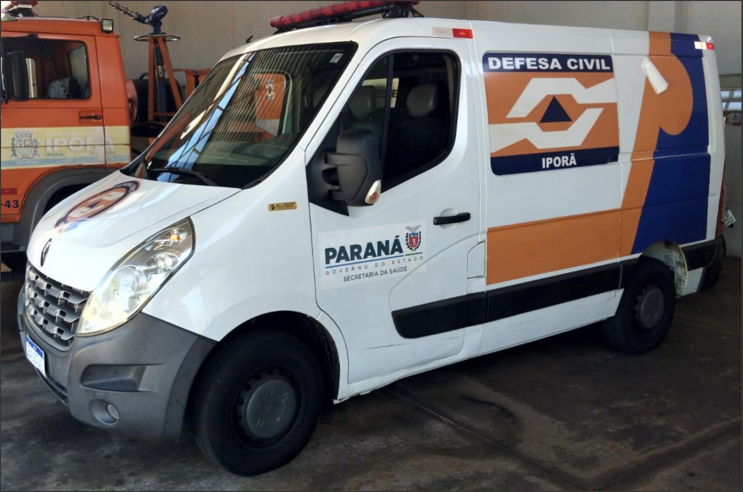 Acidente com moto na estrada do Cedro mobiliza equipe da Defesa Civil em Iporã