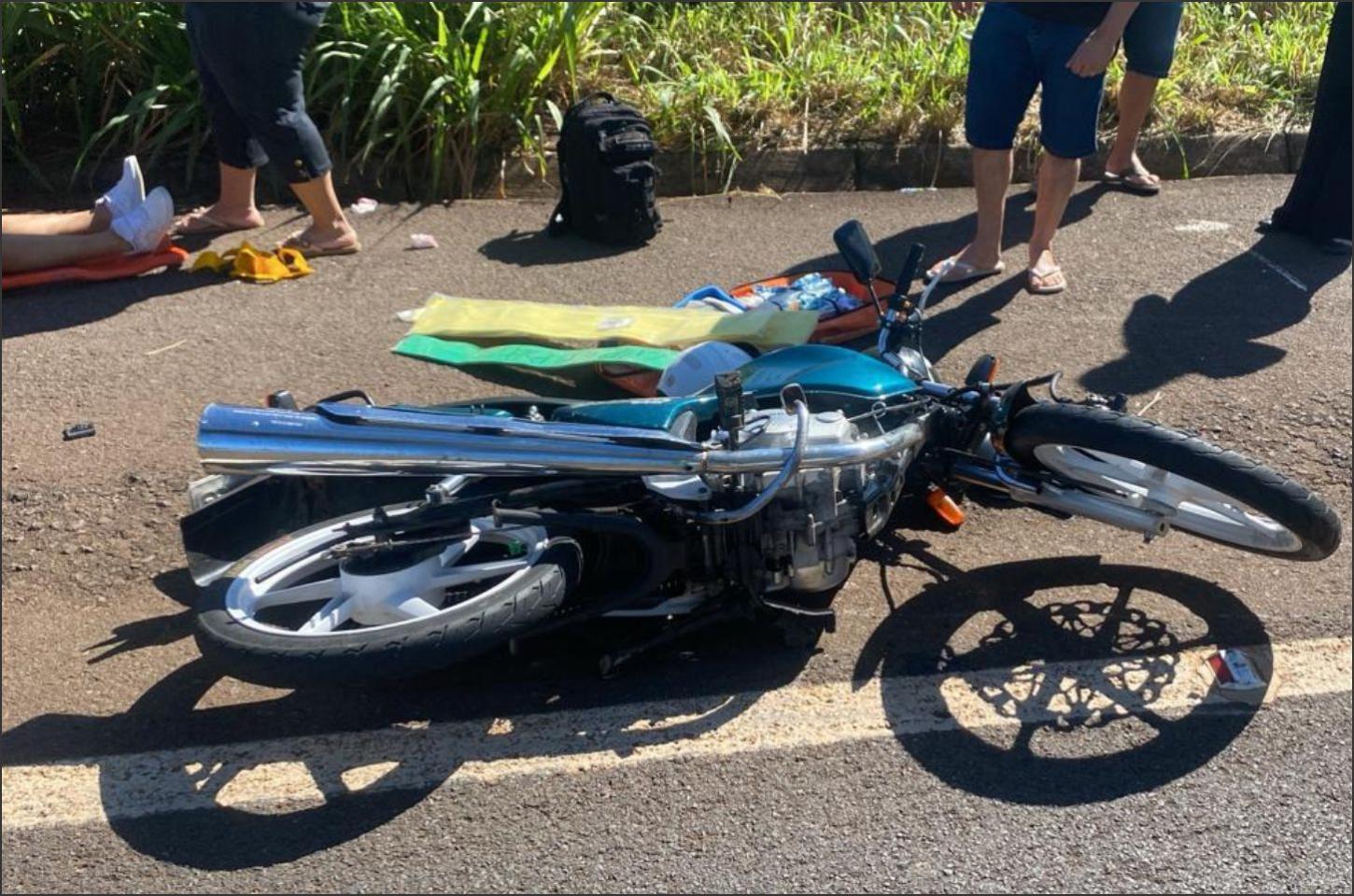 Acidente na PR-323 em Cafezal do Sul deixa dois jovens feridos