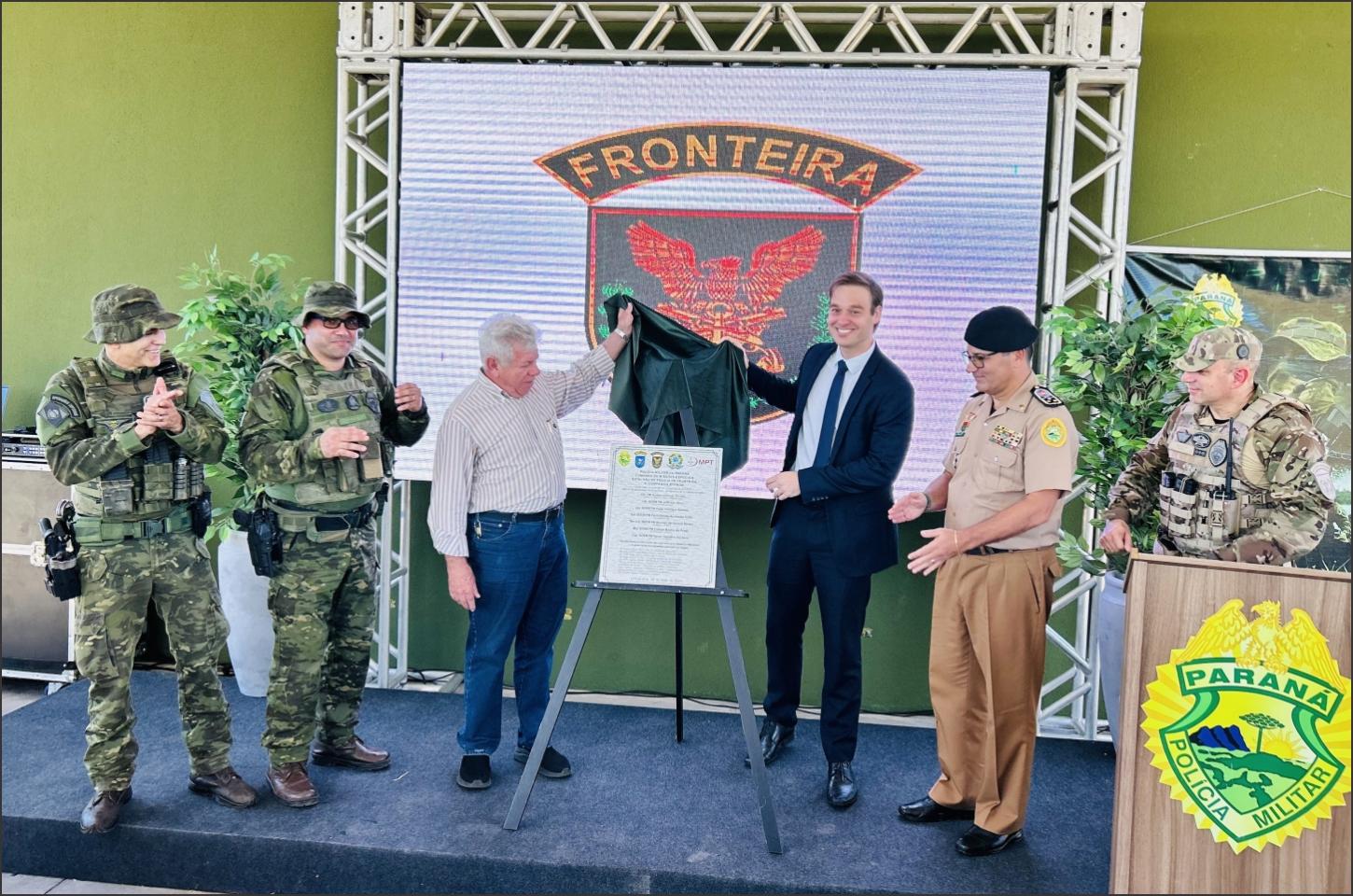 Comandante-Geral da Polícia Militar Inaugura Sede da 4ª Companhia do BPFRON em Umuarama