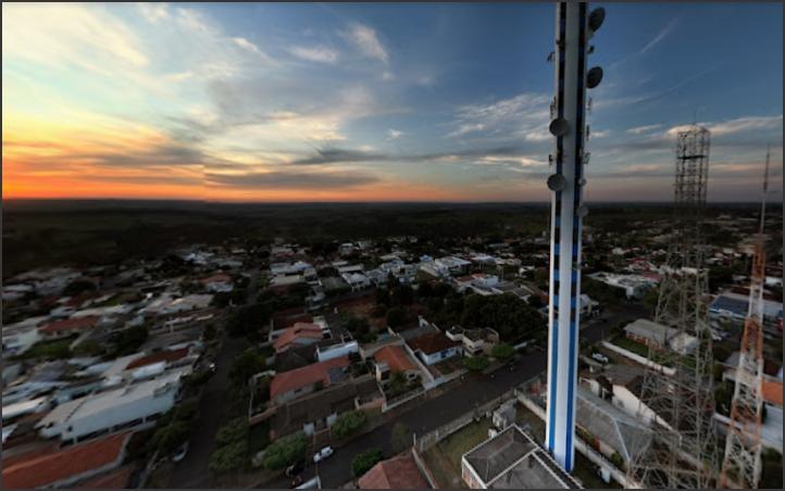 Vista aérea 360° do Centro de Iporã