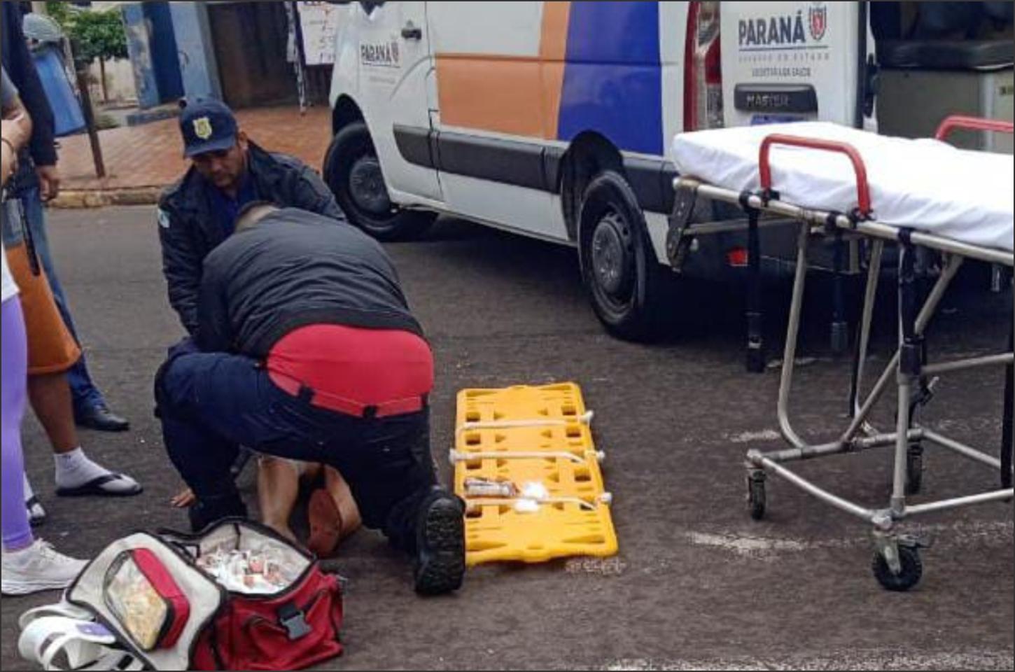 Acidente entre carro e moto mobiliza Defesa Civil e Guarda Municipal em Iporã