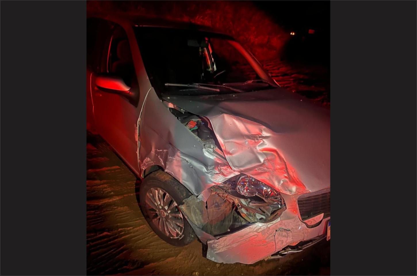 Acidente entre dois veículos deixa idoso ferido na PR-323 entre Iporã e Cafezal do Sul