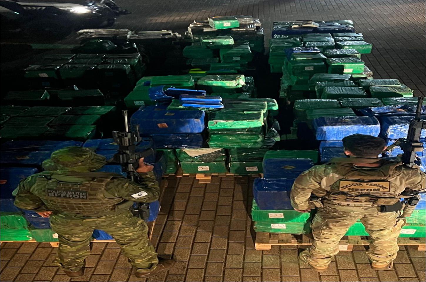 Mais de 8,5 toneladas de maconha são apreendidas na zona rural de Altônia