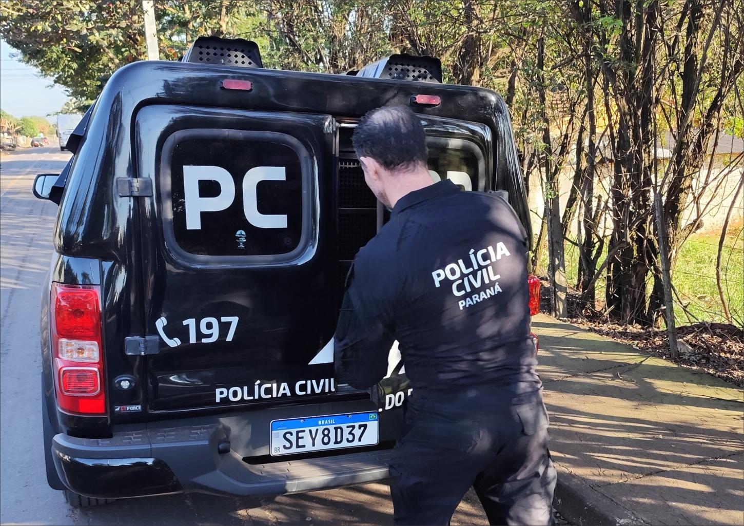 Polícia Civil cumpre mandado de busca e apreensão em Alto Piquiri durante operação contra o tráfico de drogas