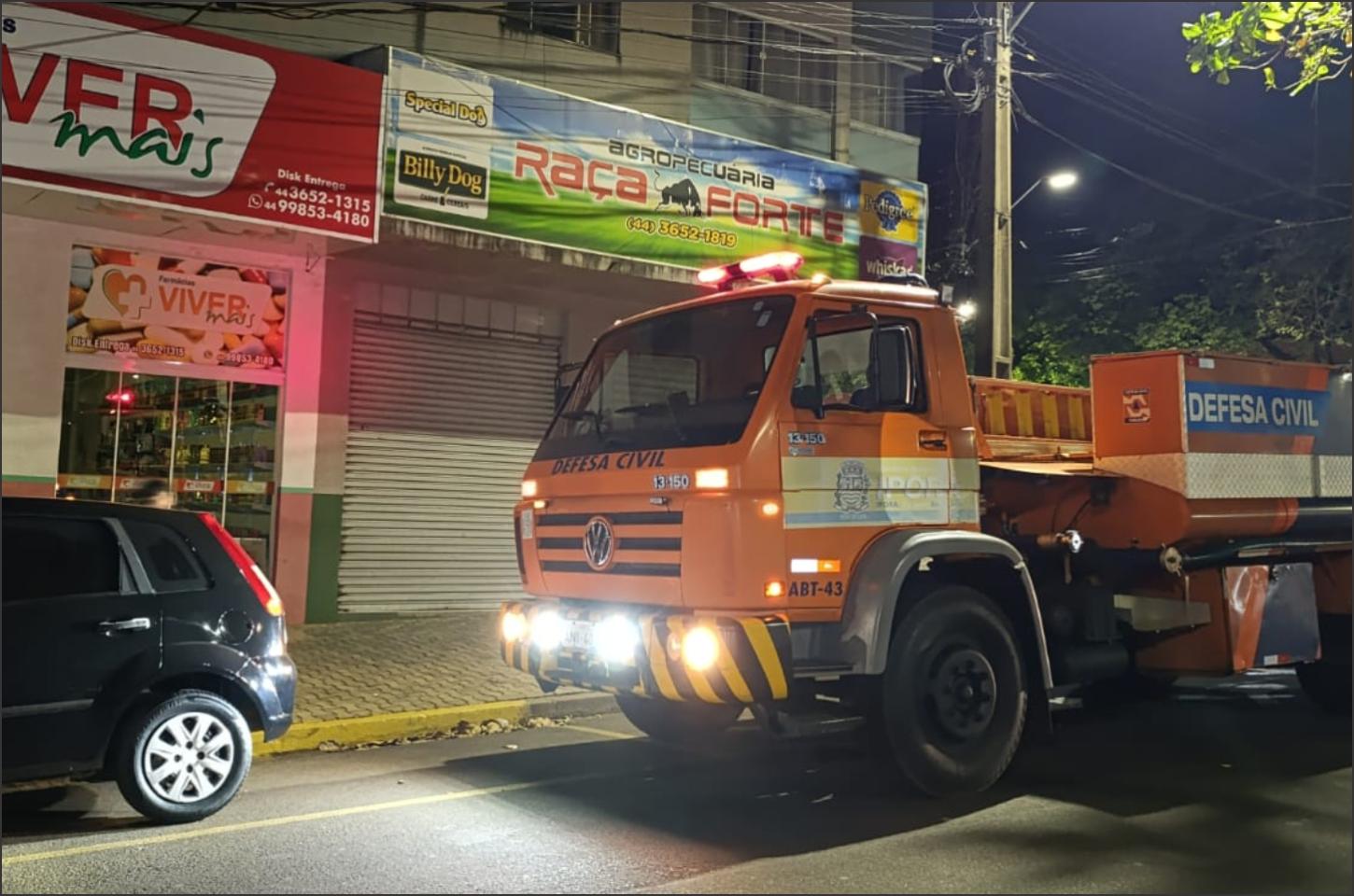 Defesa Civil controla princípio de incêndio em apartamento no centro de Iporã