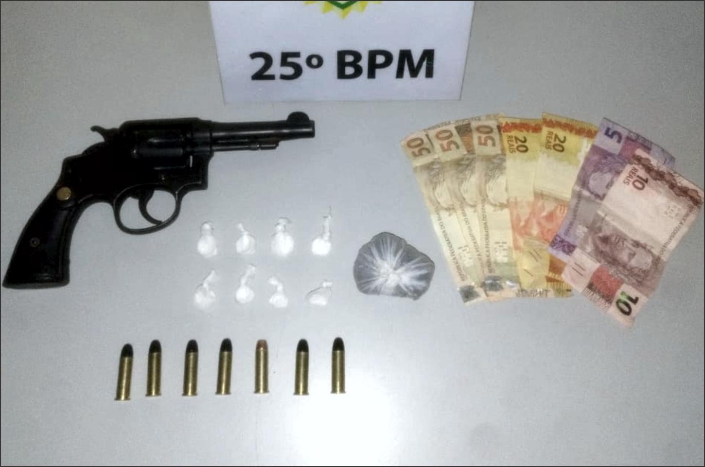 Polícia Militar prende dois homens por tráfico de drogas e porte ilegal de arma em Alto Piquiri