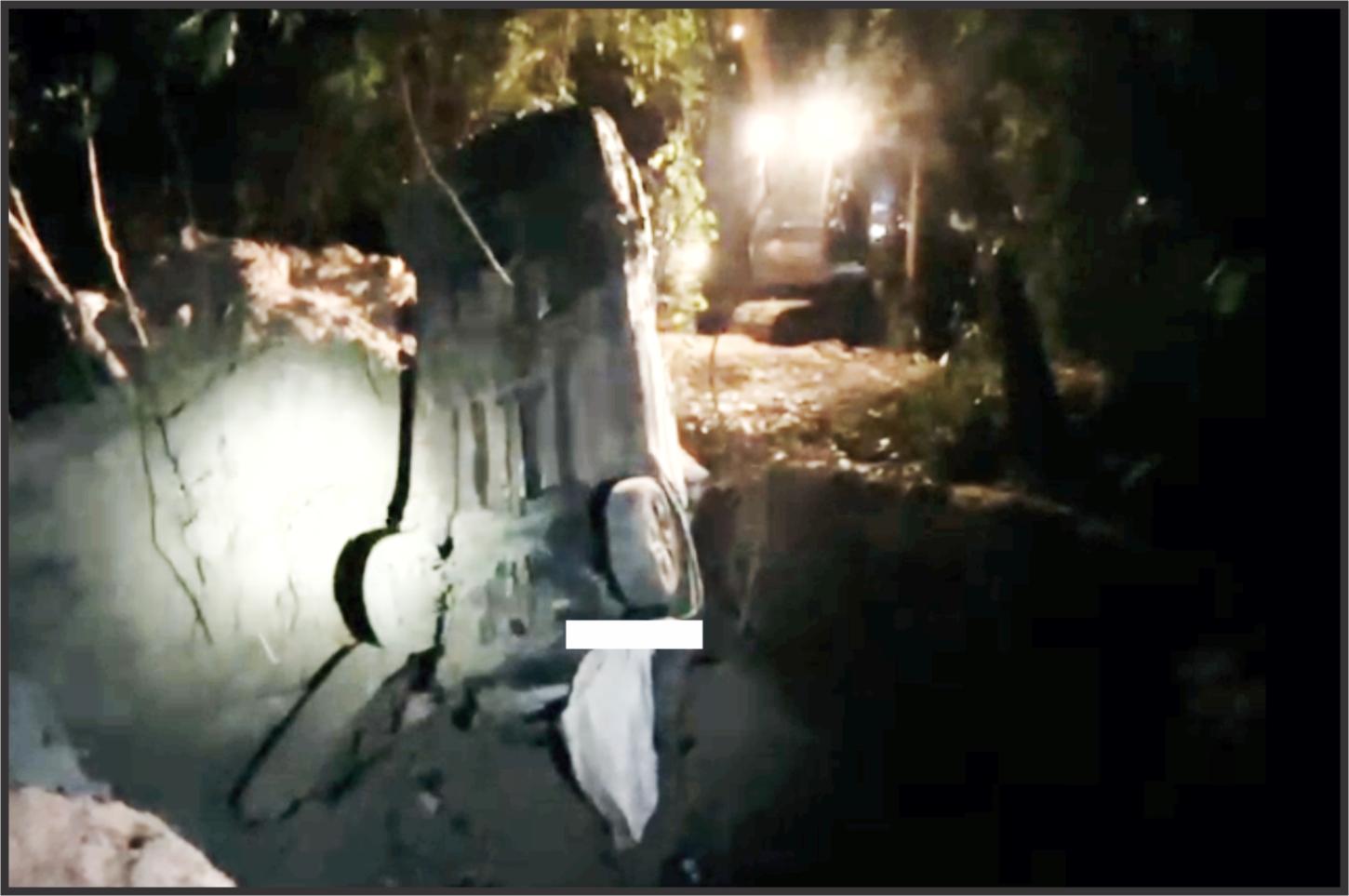 Veículo de desaparecidos é encontrado enterrado em bunker na zona rural de Icaraíma