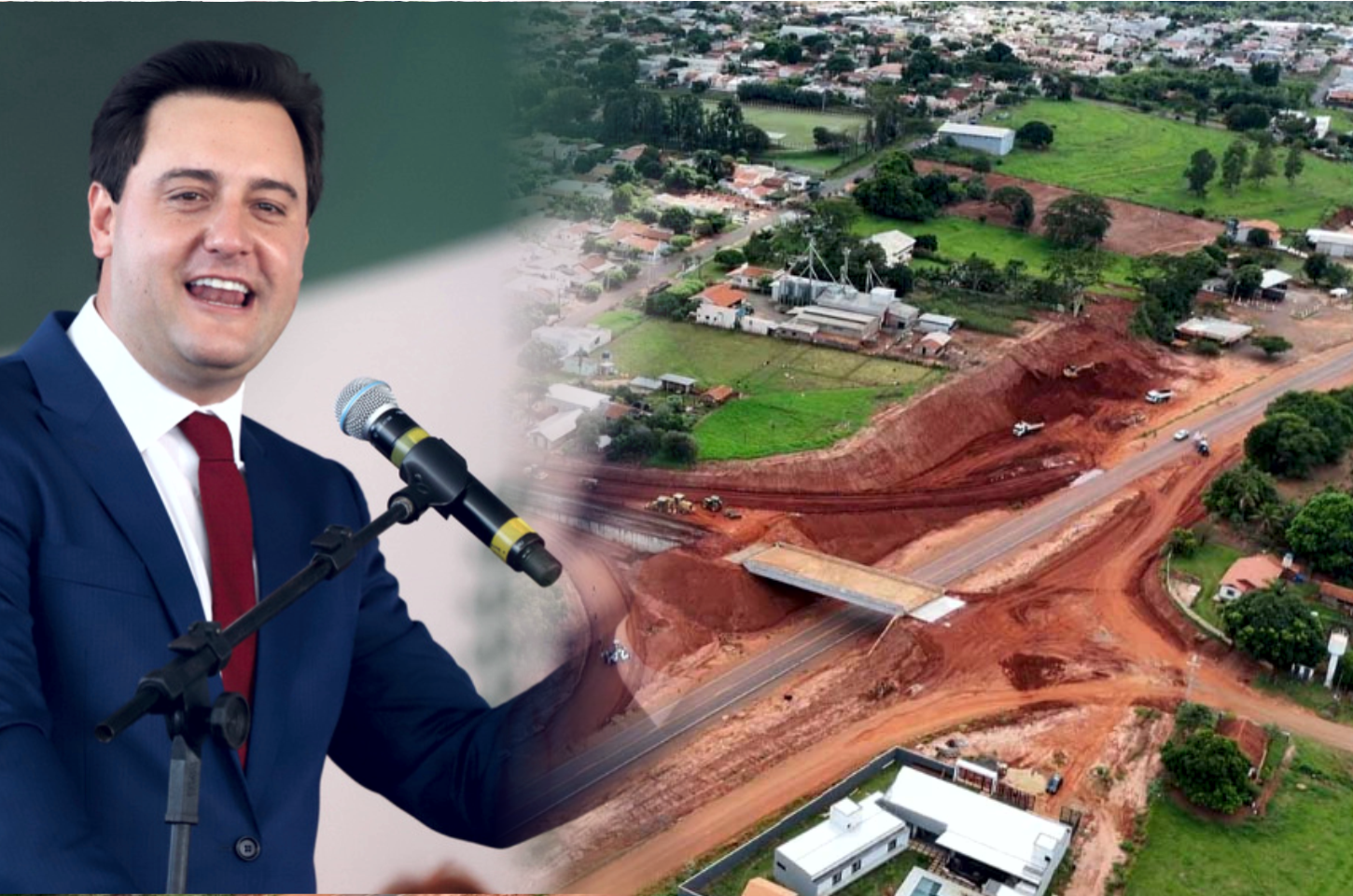 Governador Ratinho Júnior virá a Iporã ainda este mês para inaugurar novo viaduto; data segue indefinida