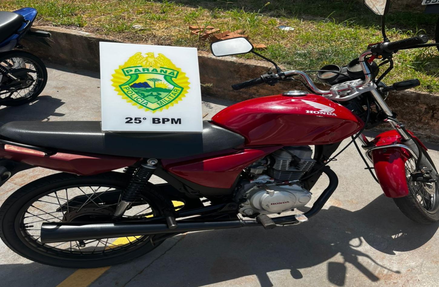 Motocicleta é apreendida após manobras perigosas em via pública em Iporã