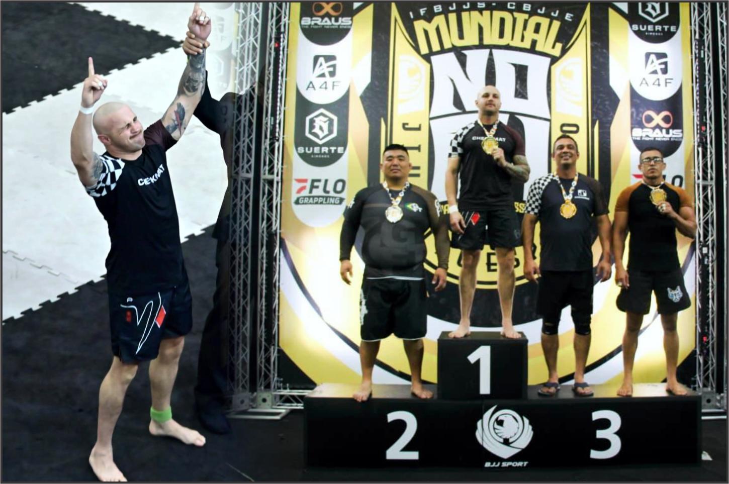 Sargento da Polícia Militar do Paraná conquista título Mundial de Jiu-Jitsu em São Paulo