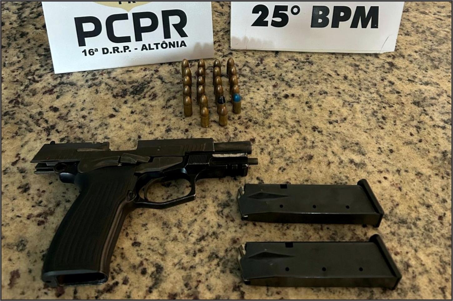 Polícia Civil cumpre mandado e prende dois suspeitos por tripla tentativa de homicídio em Altônia