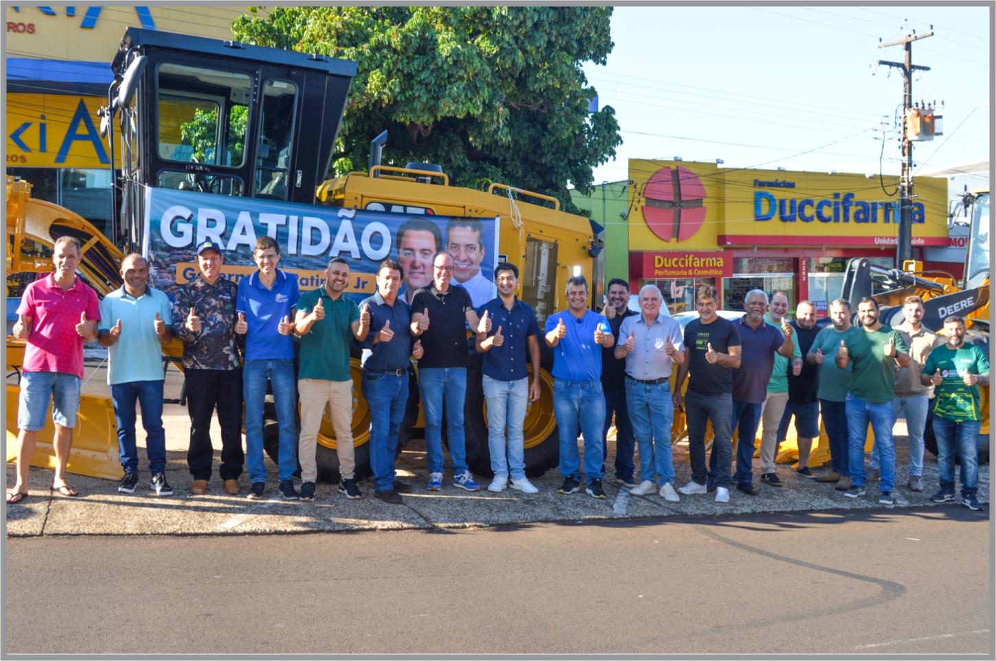 Município de Iporã recebe novos veículos e máquinas com investimento de R$ 5 milhões