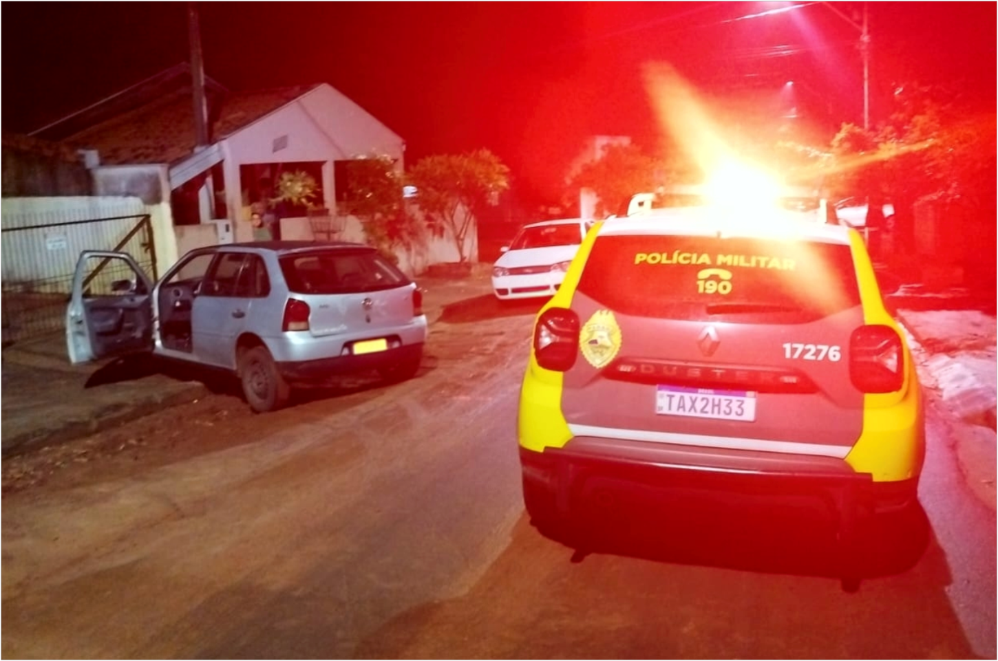 Veículo furtado é recuperado durante operação policial em Perobal