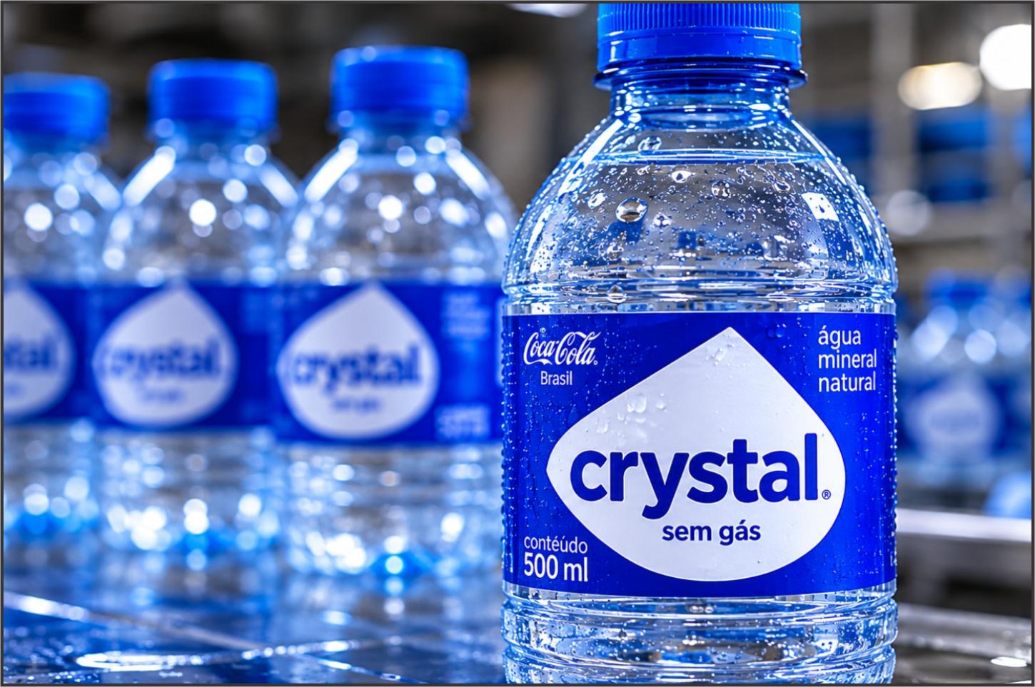 Anvisa comunica recolhimento de lote da água Crystal após identificação de bactéria