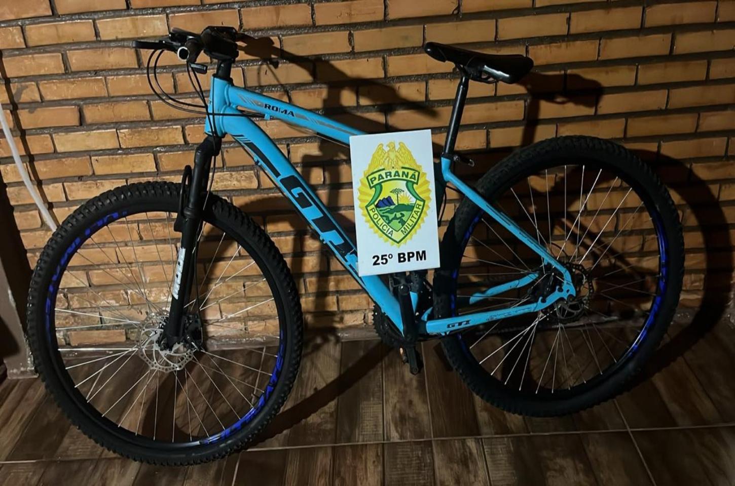 Bicicleta furtada é recuperada no mesmo dia após ação da Polícia Militar
