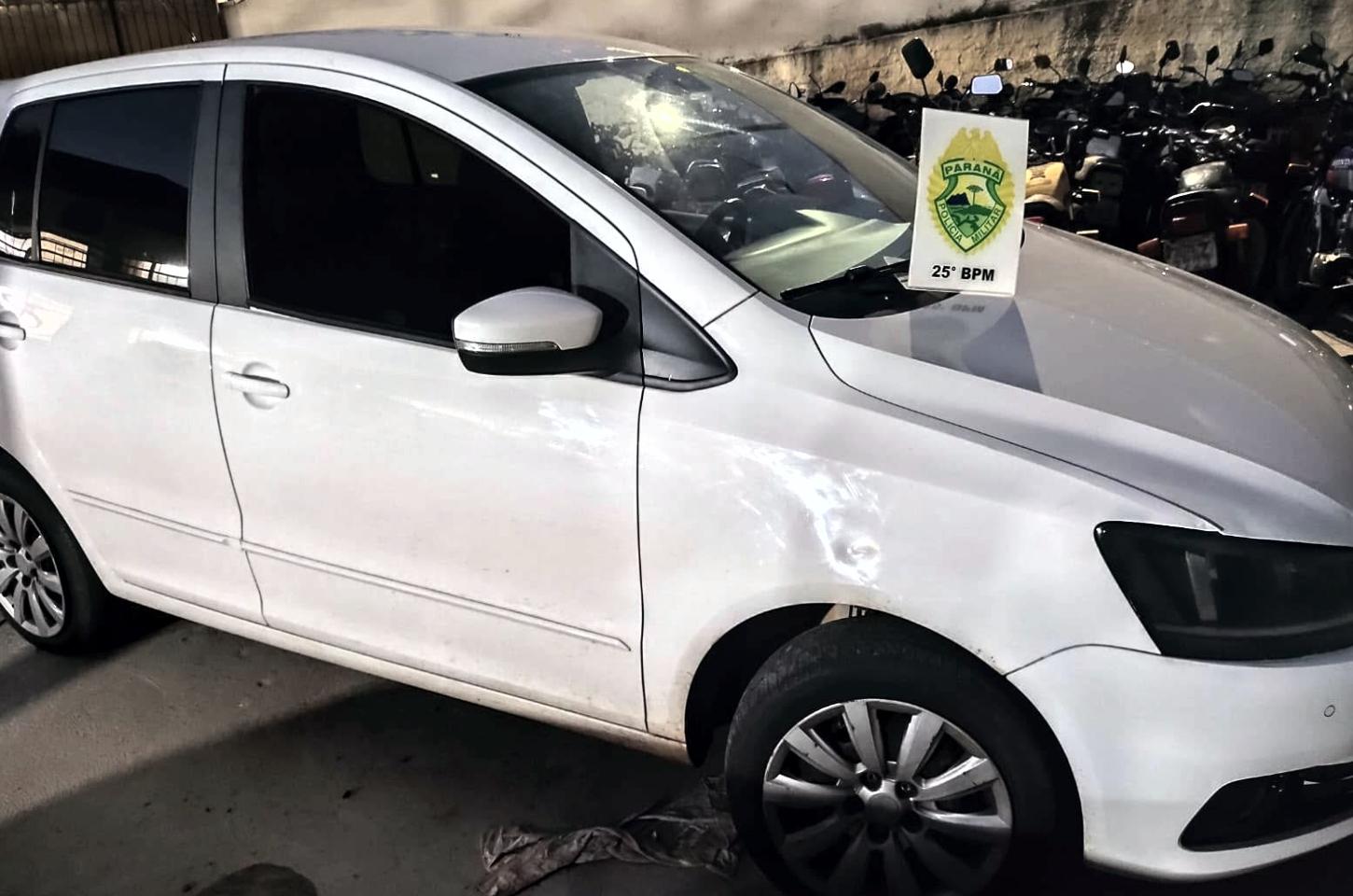 Carro clonado é apreendido e motorista acaba preso durante patrulhamento da Polícia Militar