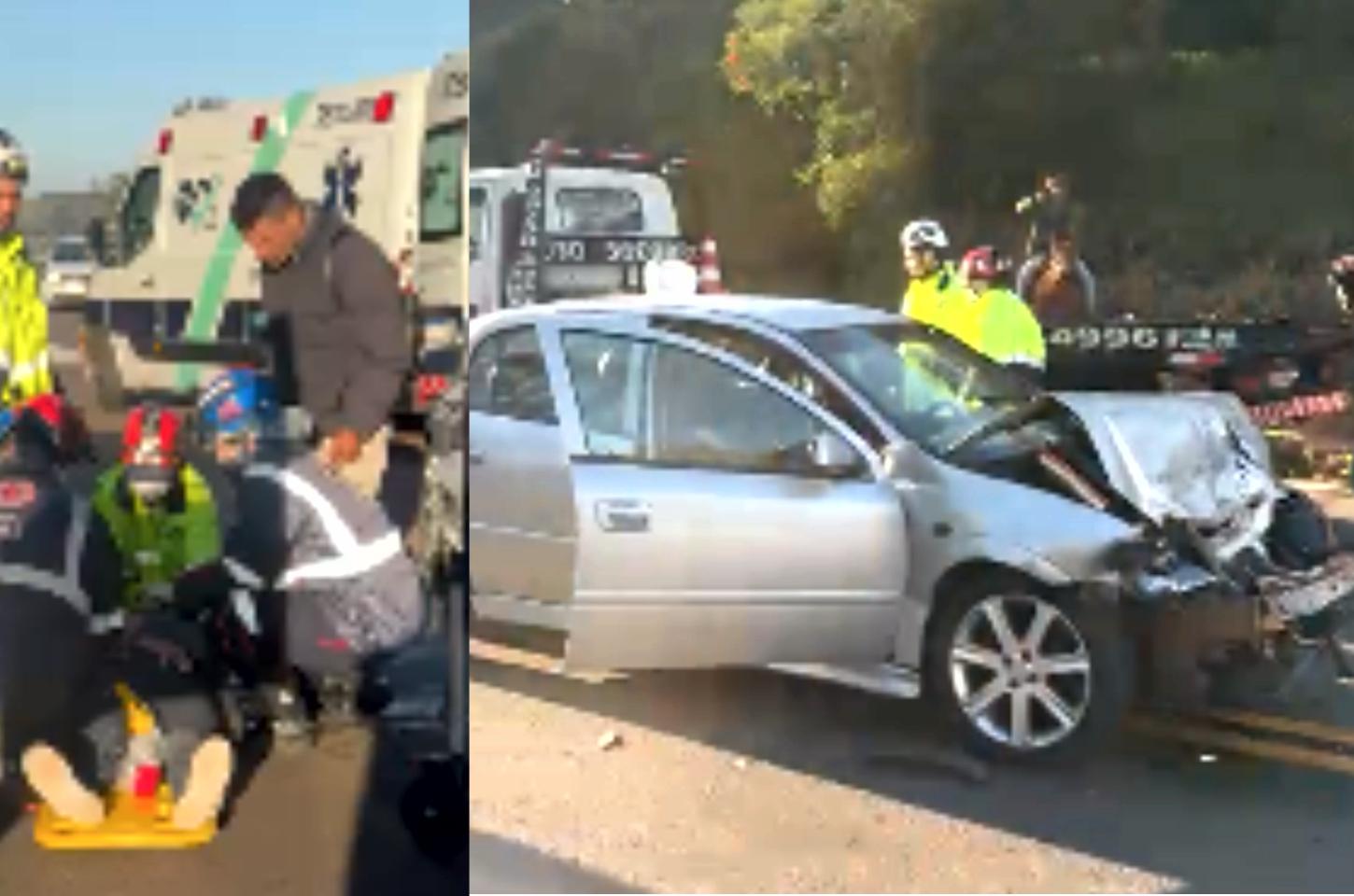 Colisão traseira na PR-323 deixa mulher ferida e mobiliza equipes de resgate