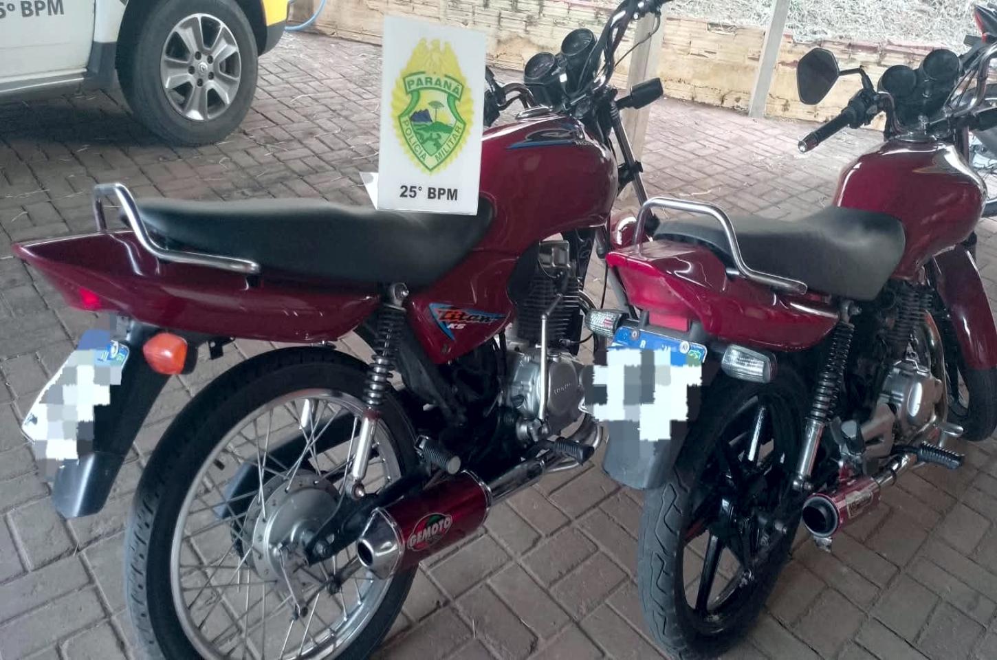 Adolescentes são flagrados em direção perigosa e motos são recolhidas em Pérola