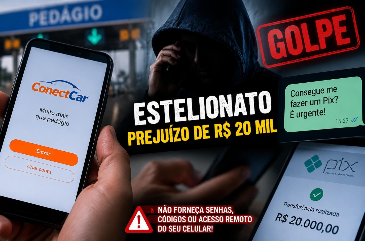 Golpista se passa por suporte técnico e causa prejuízo de R$ 20 mil em Altônia