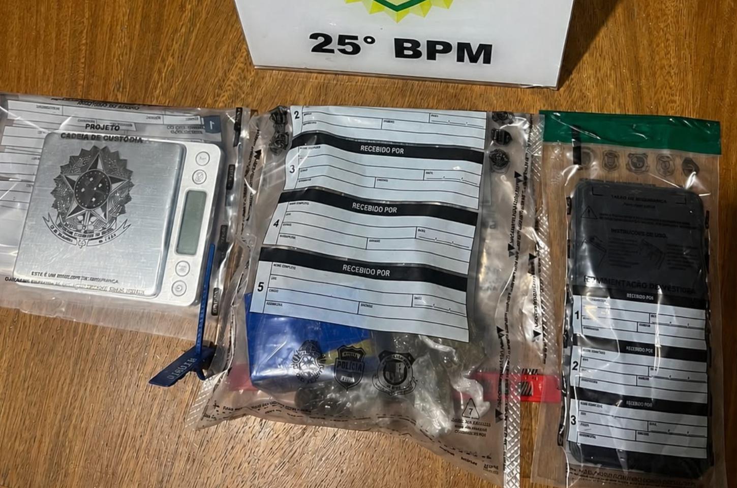Motociclista é preso com mais de 200 gramas de maconha durante ação da ROCAM em Perobal