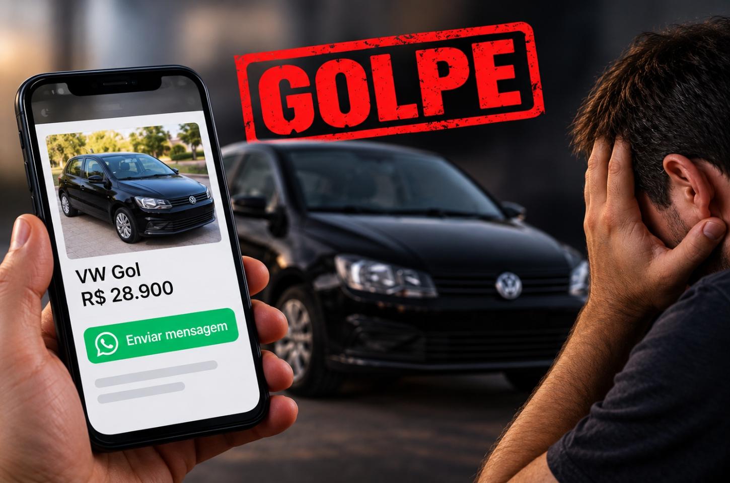 Homem perde R$ 5 mil ao tentar comprar veículo anunciado nas redes sociais