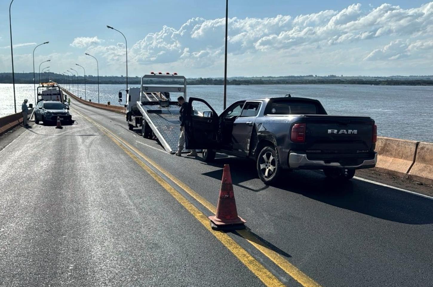 Ponte Ayrton Senna é interditada para perícia após tentativa de atropelamento contra PRF