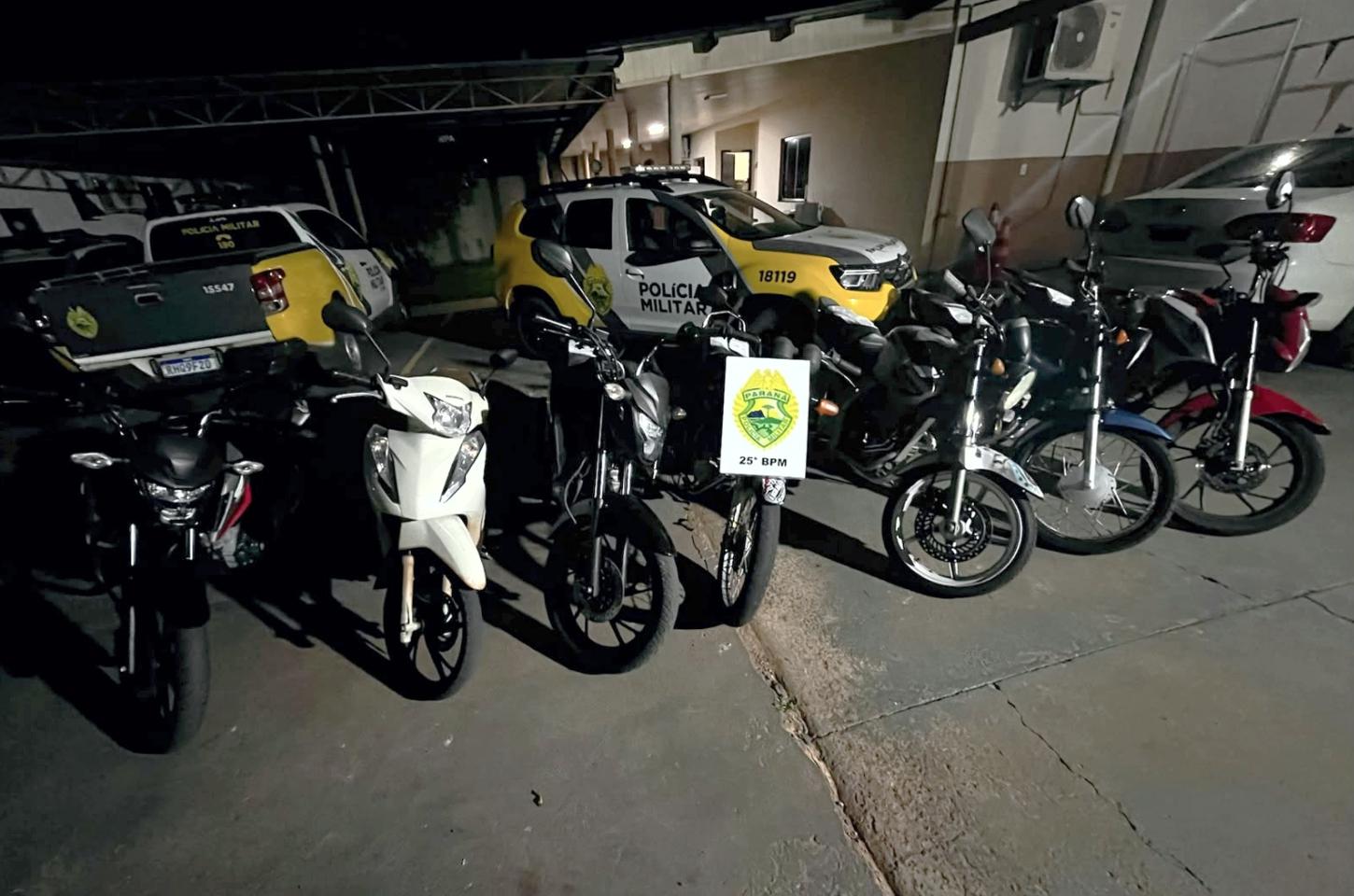 Fiscalização de trânsito recolhe sete motocicletas durante operação