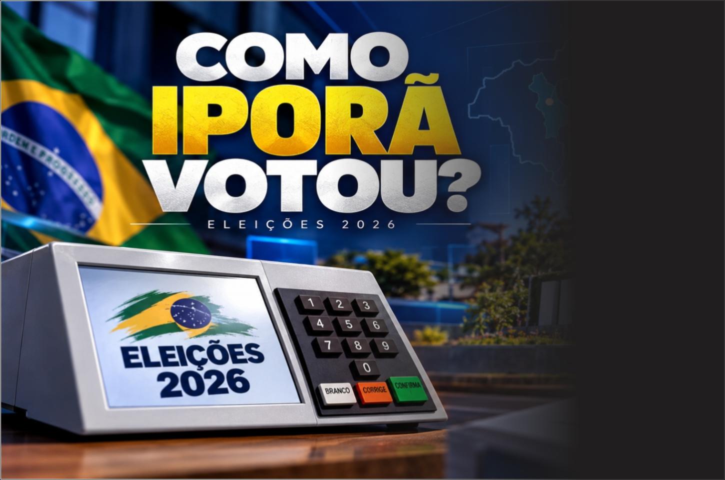 Iporã revela nas urnas as suas principais escolhas nas Eleições 2026